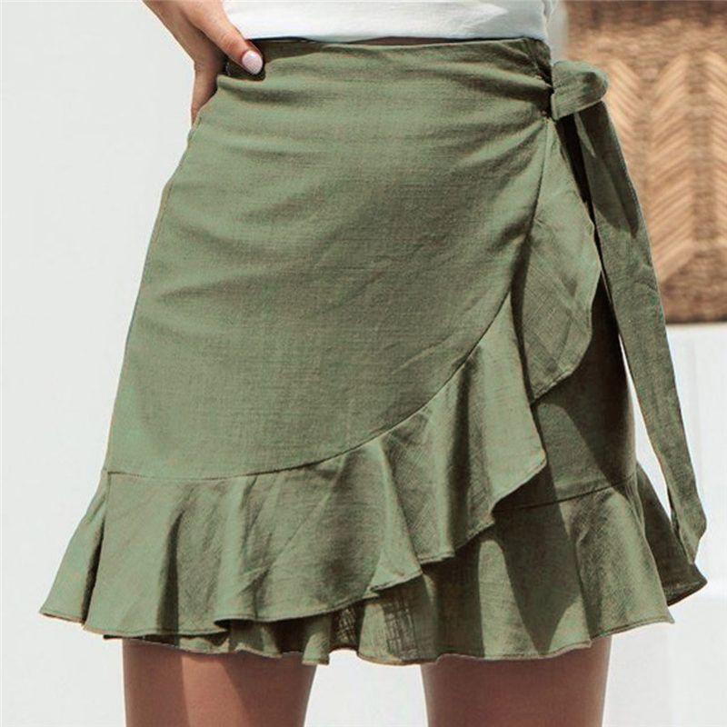 Title 5, MONA Lightweight, draped skirt with zipper for ...