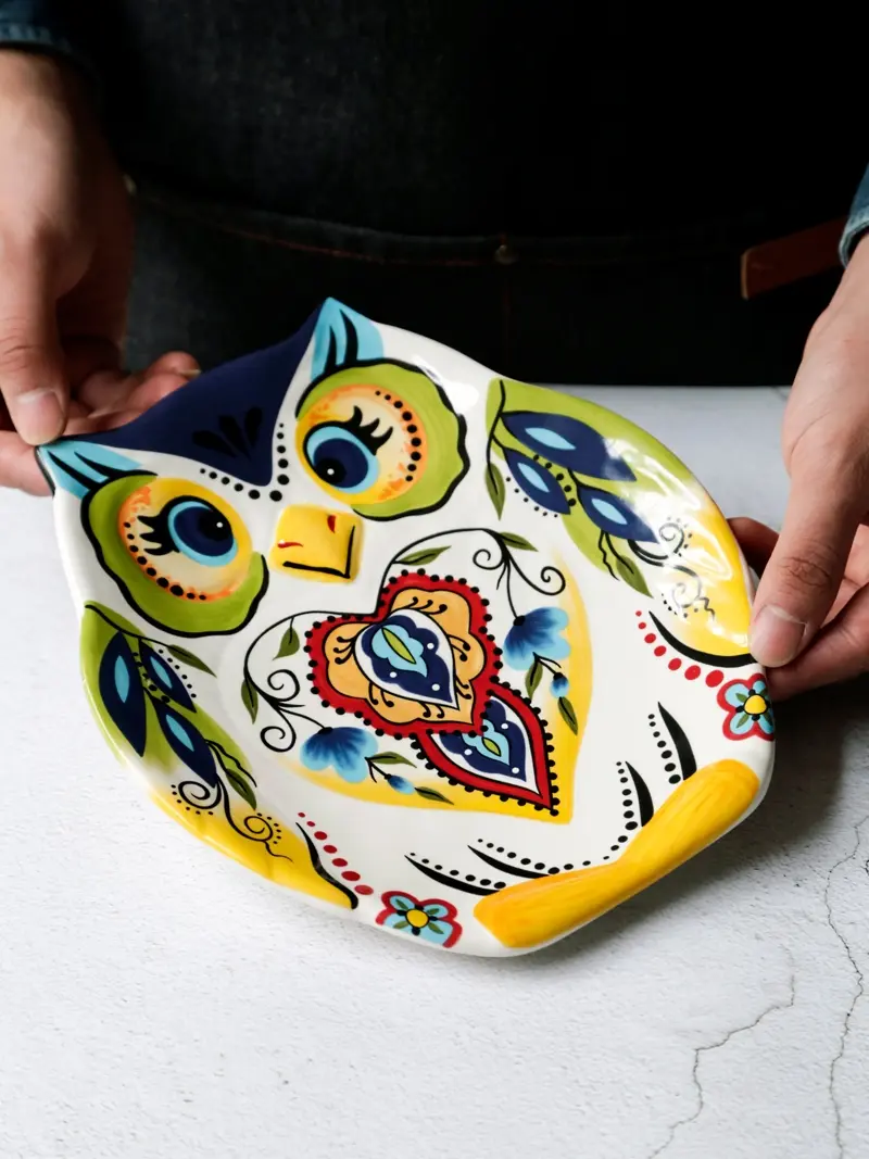 Creative Cartoon Tableware Personalized Decoration Set Plate Special-shaped Plate