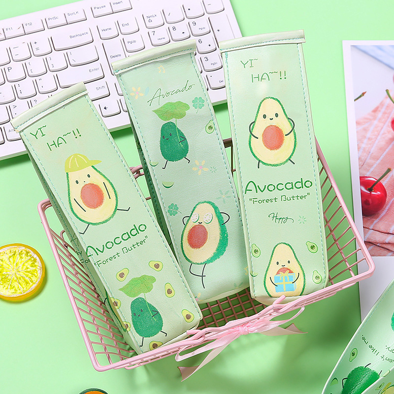 Cute Avocado Pencil Case