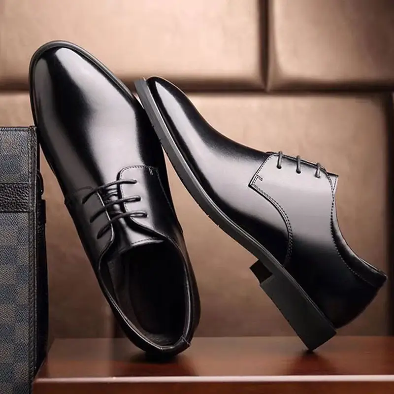 Mazefeng Men Leather Shoes Casual Top Quality Oxfords Men