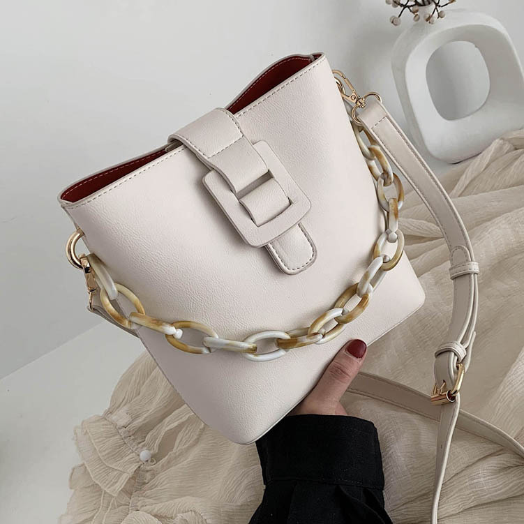Ladies New Fashion Chain Bucket Bag