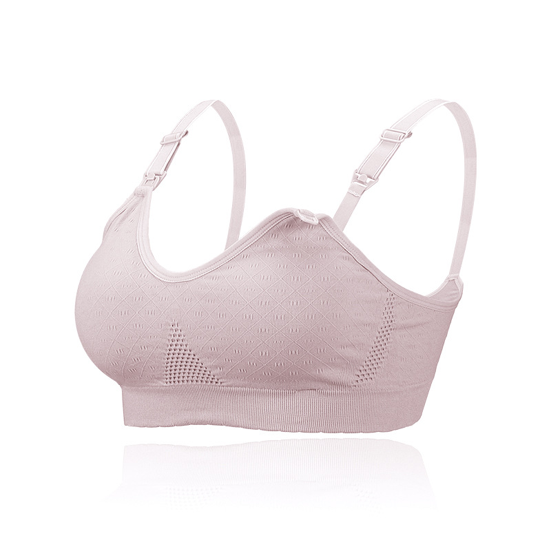 Title 1, Front Buckle Postpartum Breastfeeding Bra Witho...