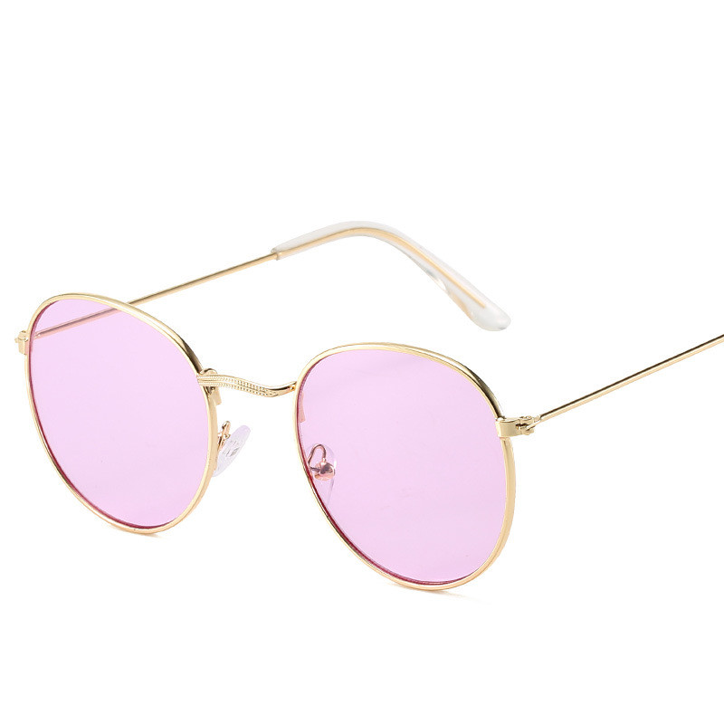 Title 8, Retro Oval Small Frame Personality Sunglasses M...