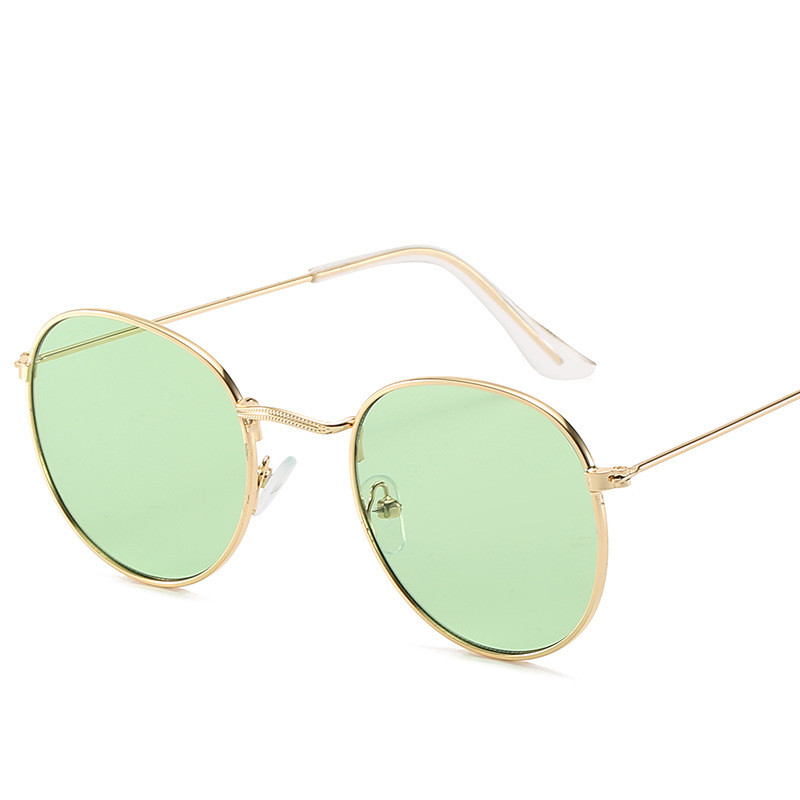 Title 7, Retro Oval Small Frame Personality Sunglasses M...