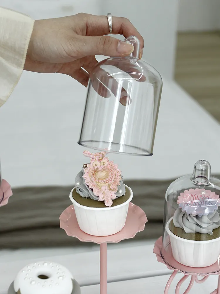 Wedding Dessert Table Pink Cake Stand
