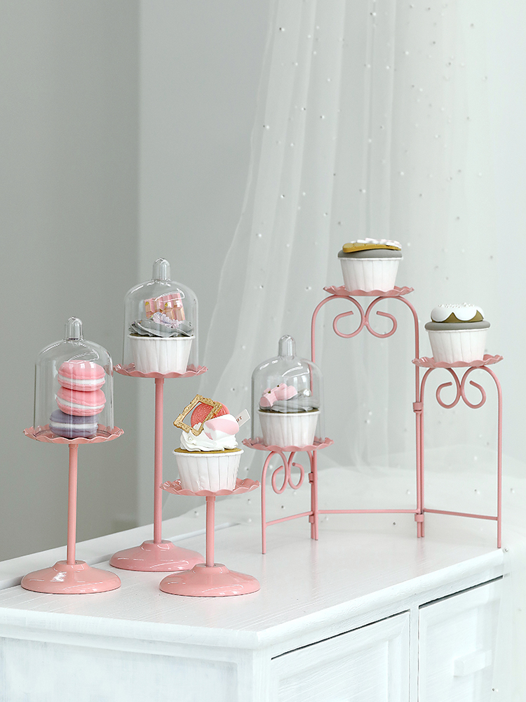 Wedding Dessert Table Pink Cake Stand — foto 2