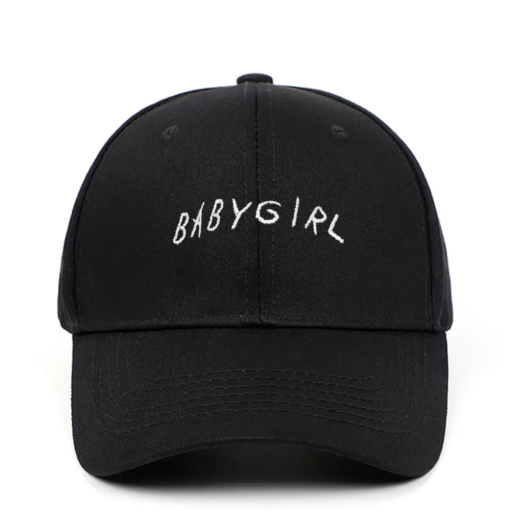 BABYGIRL Letter Embroidered Baseball Cap Spring New Product Cap