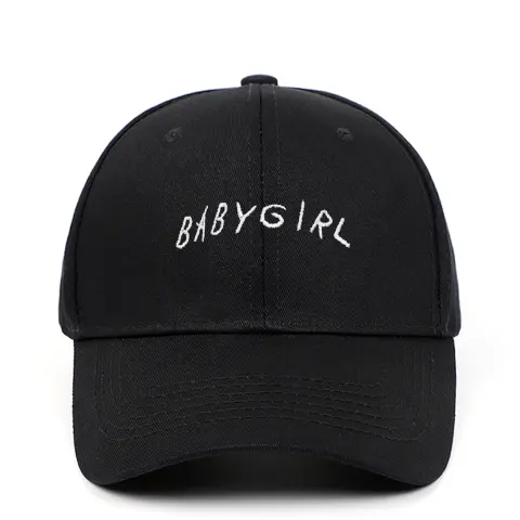 BABYGIRL Letter Embroidered Baseball Cap Spring New Product Cap