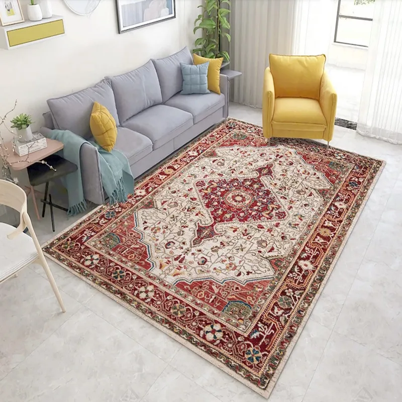 Minimalist Boho Rug – Soft Accent Carpet for Bedroom & Living Room