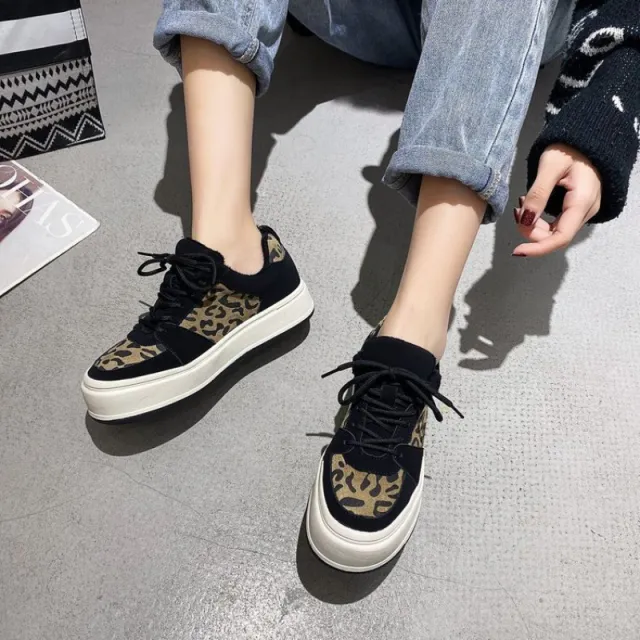 Spring Autumn Women Sneakers Ladies Comfortable Trainers Black - Shop at LoveMi