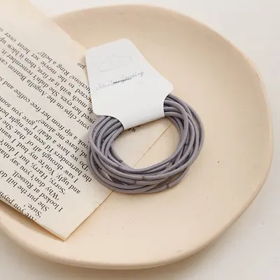Morandi Color Hair Tie Female Korean Student