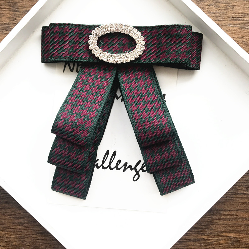 Rhinestone Bow Brooch, picture 2 of 2