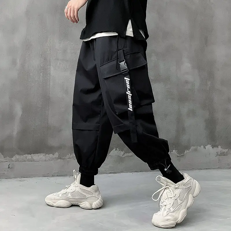 Men's Loose Japanese Casual Pants Overalls