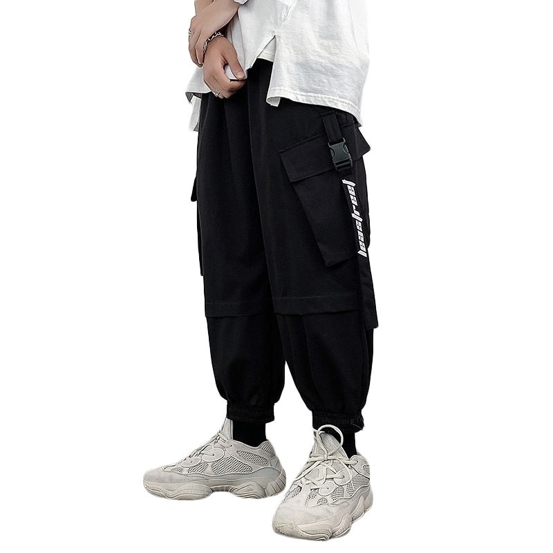 Men's Loose Japanese Casual Pants Overalls