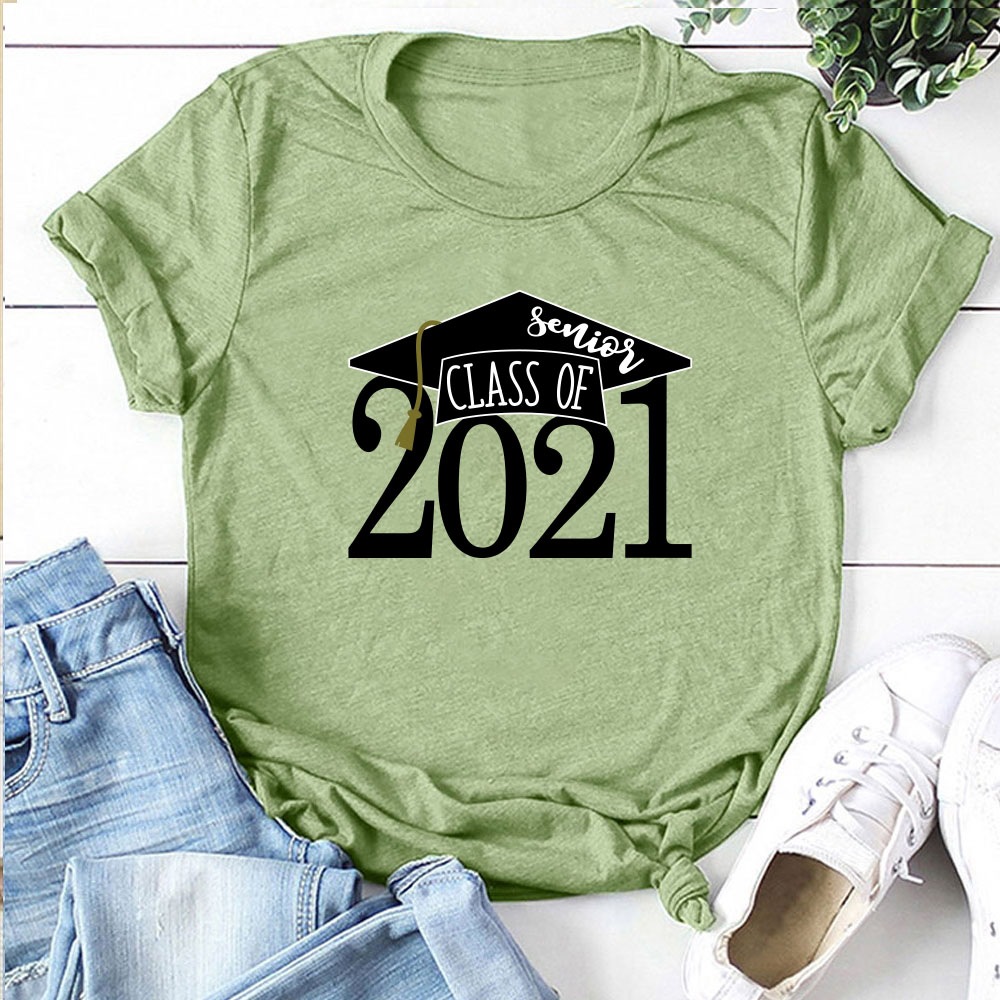  Premium Printed Funny Lady T-shirt Round Neck Short Sleeve Ladies Top T-Shirt Ladies 5J0V