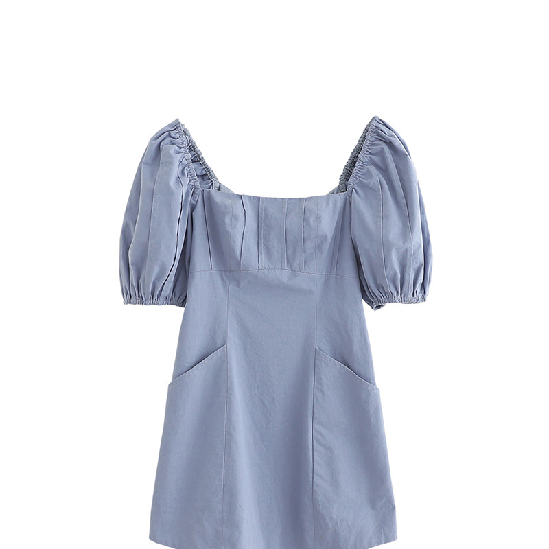 French Square Collar Dress