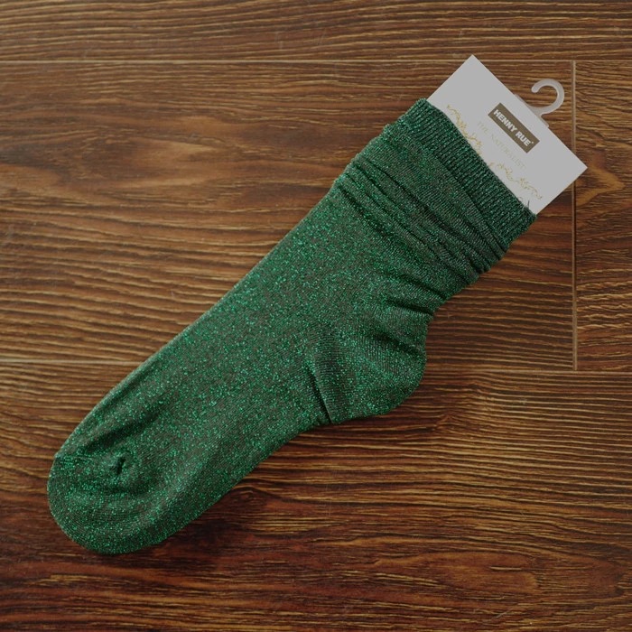 Title 1, Silberne Zwiebelsocken für Damen im Kanister-Fl...