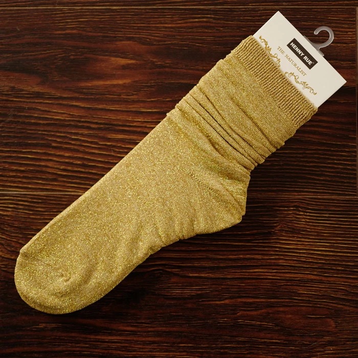 Title 2, Silberne Zwiebelsocken für Damen im Kanister-Fl...