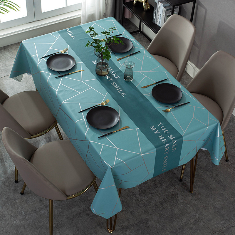 Title 9, New Nordic Minimalist PU Tablecloth Oil-Proof, ...