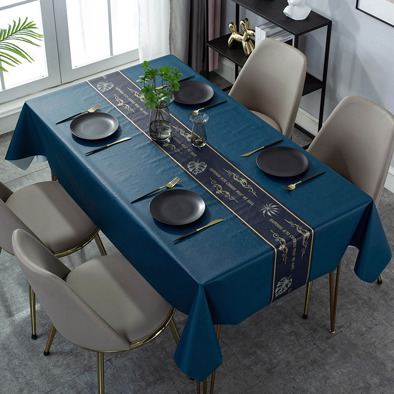 Title 12, New Nordic Minimalist PU Tablecloth Oil-Proof, ...