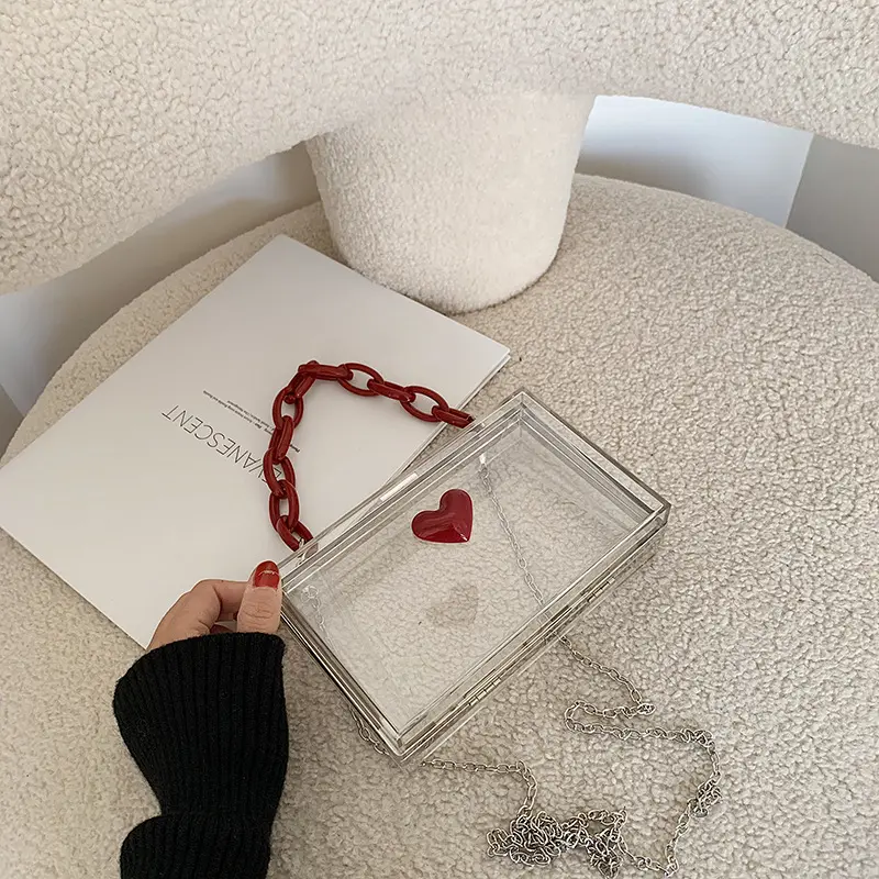 Chain Crossbody Bag Western Style One-Shoulder Small