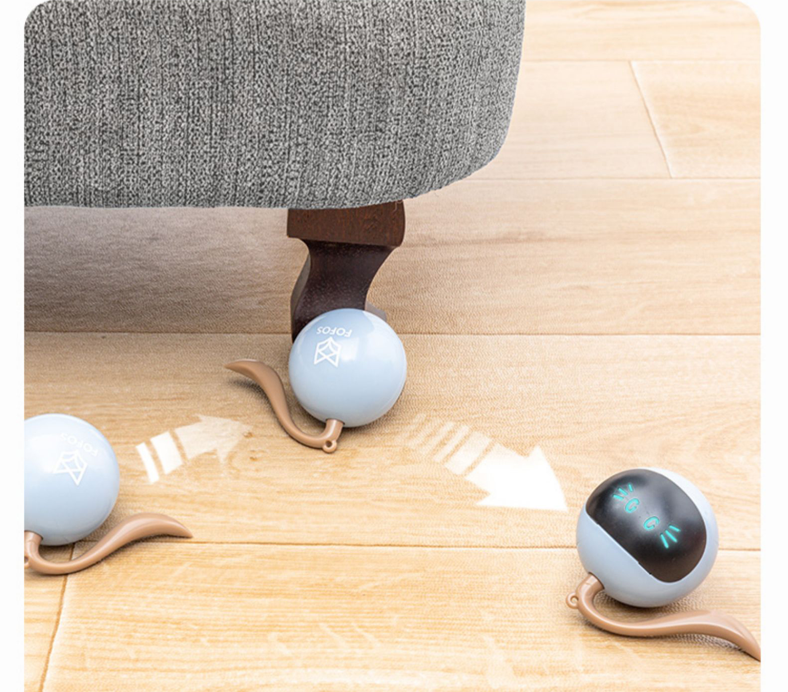 Two Lucky Raccoons Fitness Ball Cat Toy — foto 3