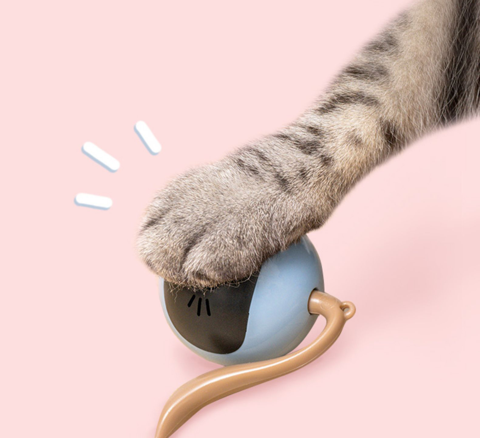 Two Lucky Raccoons Fitness Ball Cat Toy — foto 6