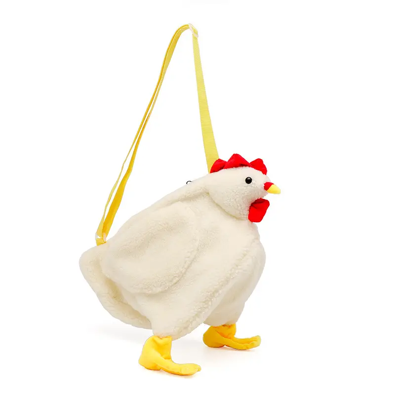 Cartoon Plush Shoulder Bag Messenger Wild Net