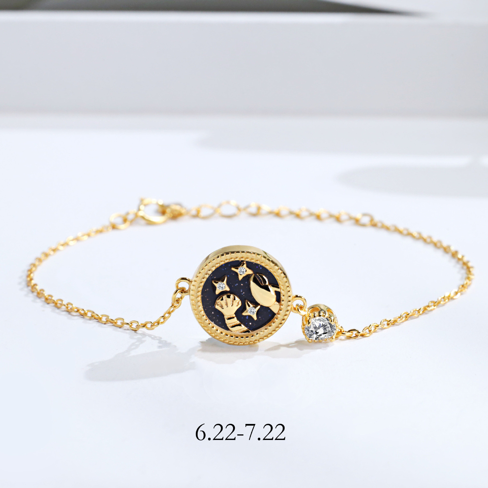 S925 Sterling Silver Twelve Constellation Bracelet