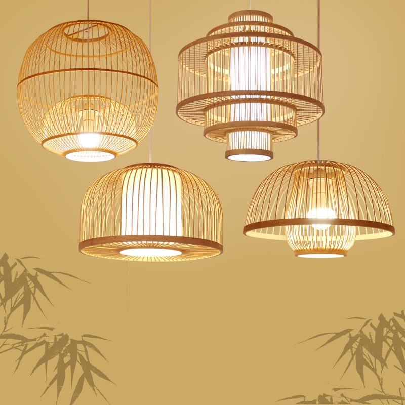 Chinese Style Bamboo Chandelier Creative Round Lobby Lobby Atmosphere - Image 5