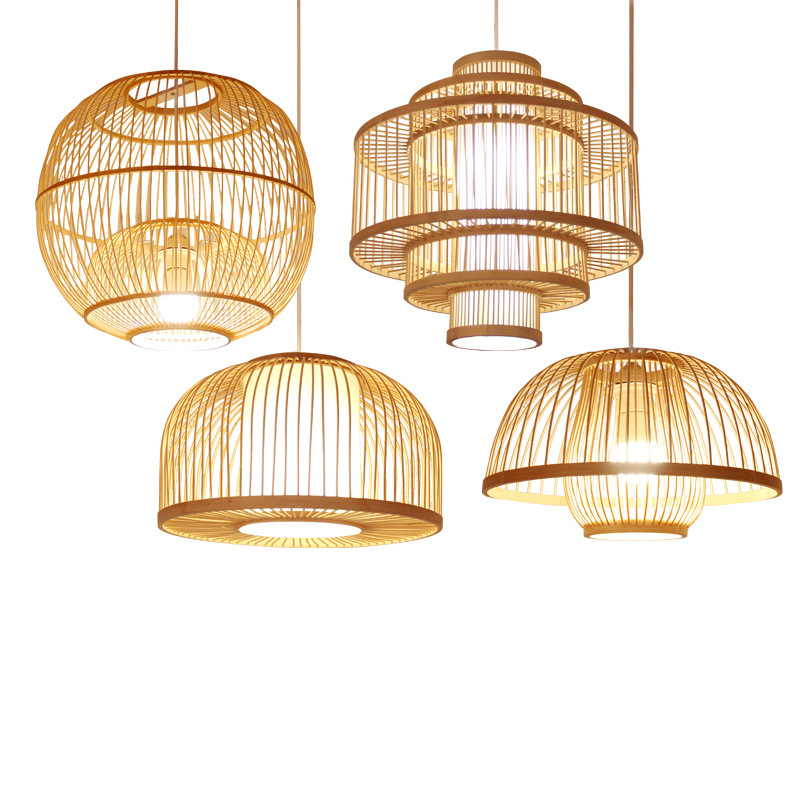 Chinese Style Bamboo Chandelier Creative Round Lobby Lobby Atmosphere - Image 2