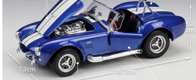 Title 2, Welly 1965 Shelby Cobra 427 Klassisches Auto St...