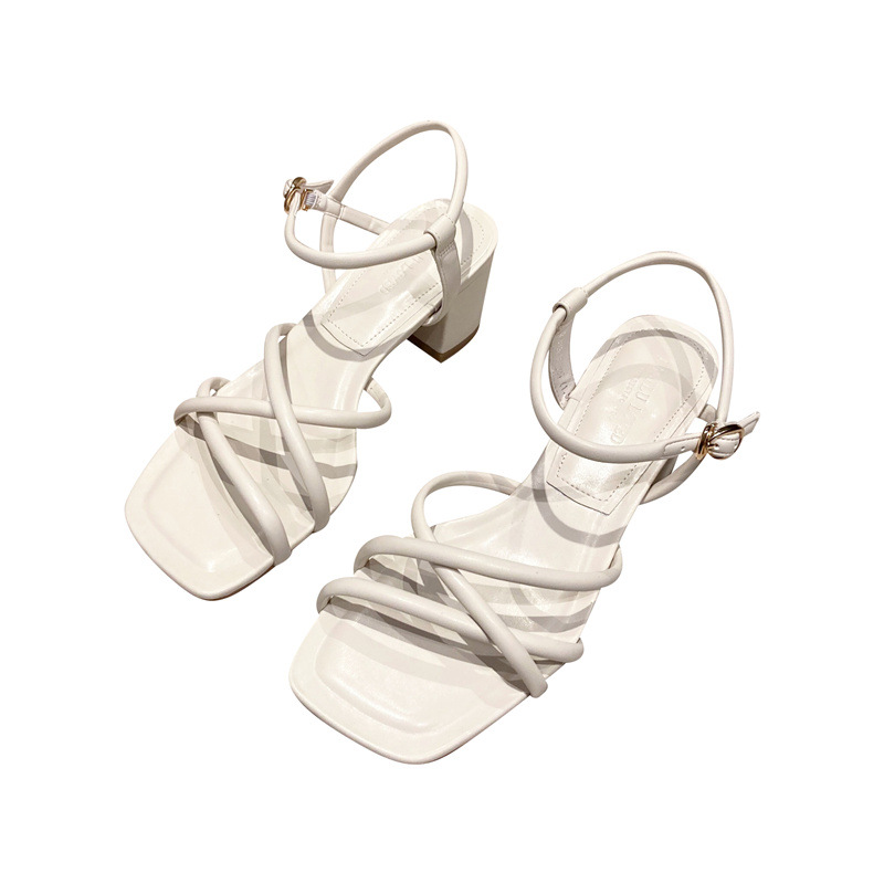 High School And Thick Heels With Spring And Summer Fashion Sandals