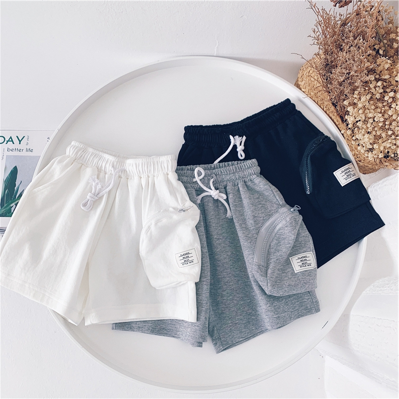 Children's Trendy A ll-match 3-Color Personality Work Shorts