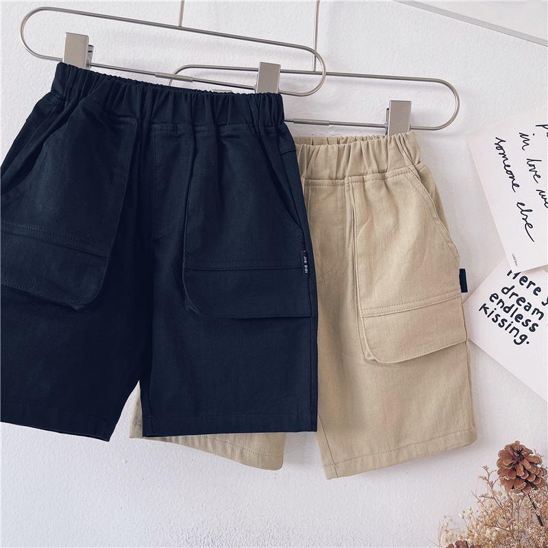 Casual Pants Korean Style Tooling Five-Point Pants