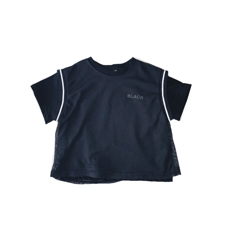 Boys' Short-Sleeved T-Shirts Loose Tops