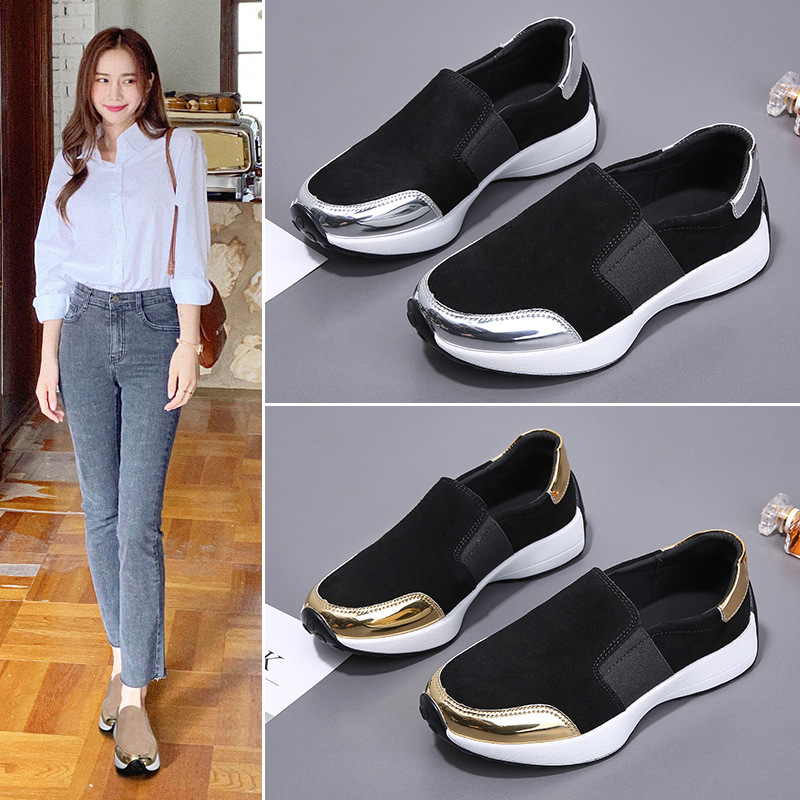 Women's Leather Comfortable Casual Single Shoes