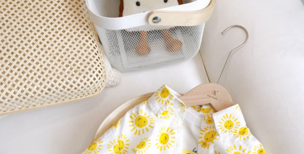 Summer Cotton Sun Printed Short Sleeve Shirt 