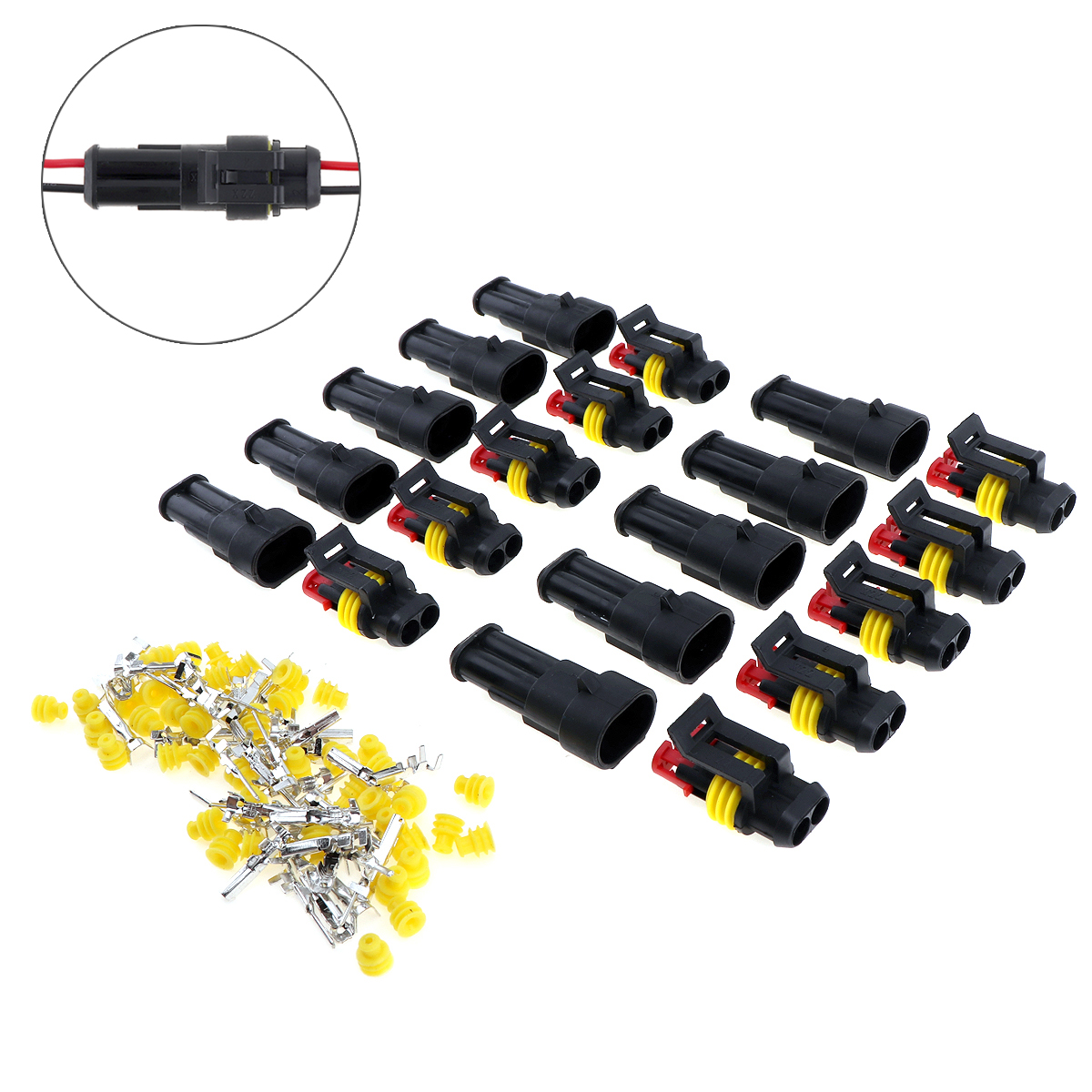 2P Connector Waterproof Nylon Flame Retardant Car - Image 2