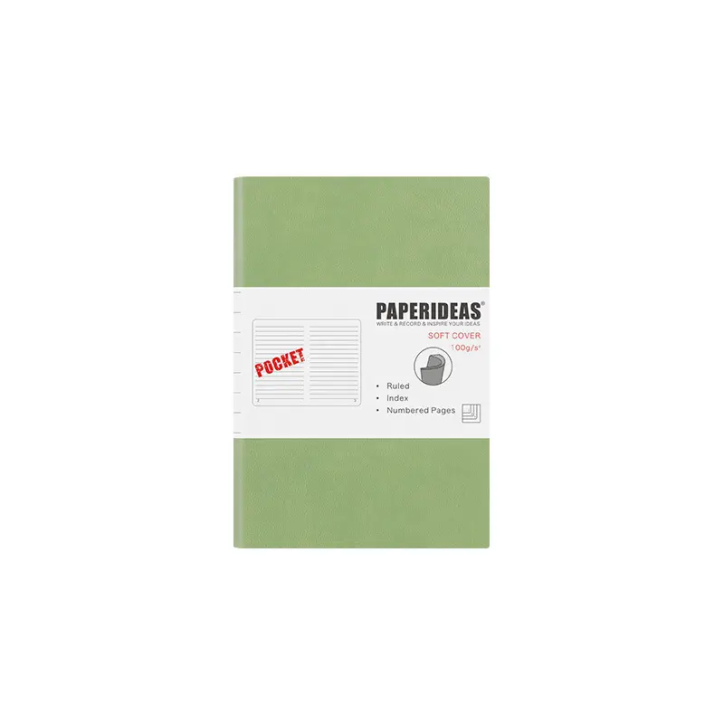 Soft leather Notebook aA6 Diary Portable Small