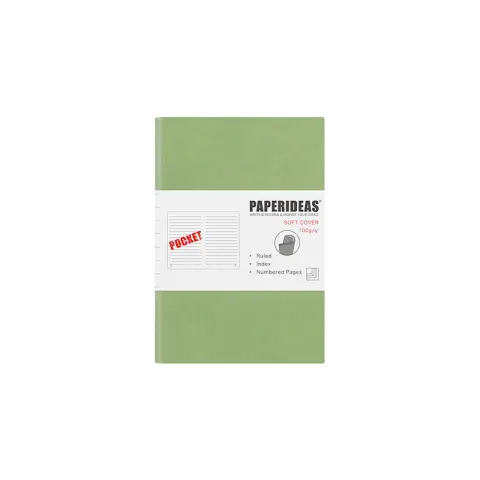 Soft Leather Notebook AA6 Diary Portable Small Notepad