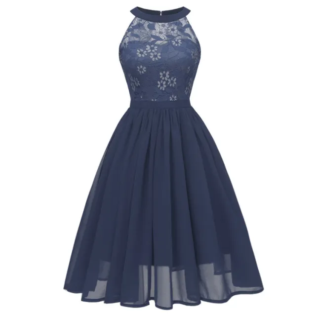 Summer Hot Chiffon Dress Blue - Shop at LoveMi