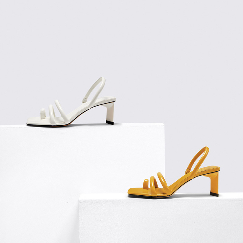 Mid-Heel Strap Sandals, picture 3 of 5