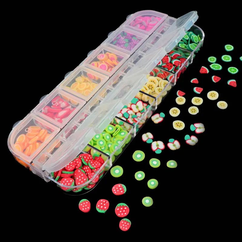 Fruit Slice Soft Pottery Diy Material Crystal Mud Filling