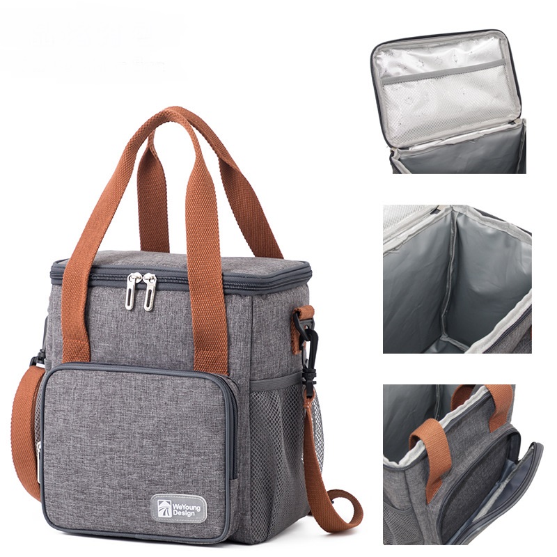 Portable Heightening Insulation Bag PEVA Leakproof Picnic Bag - Image 2