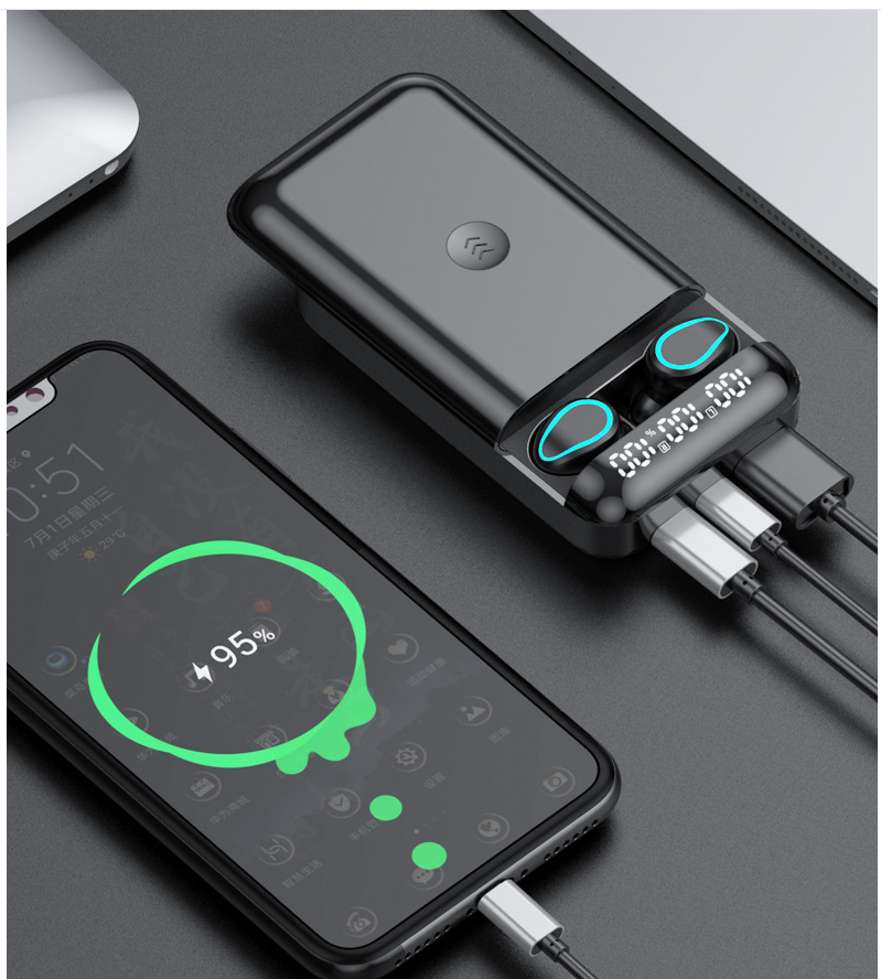 Wireless Bluetooth Headset Invisible In-Ear Sports Running Game - Image 3