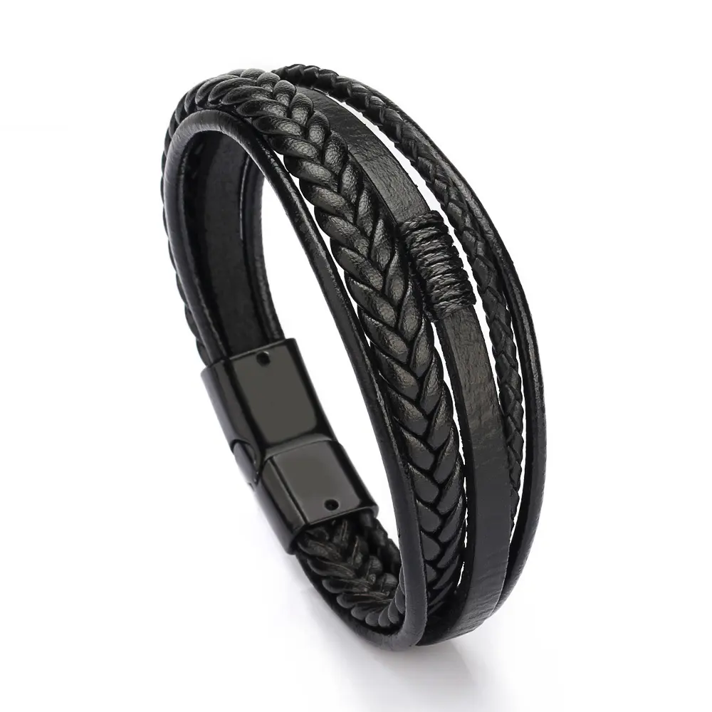 Price Classic Genuine Leather Bracelet for Men