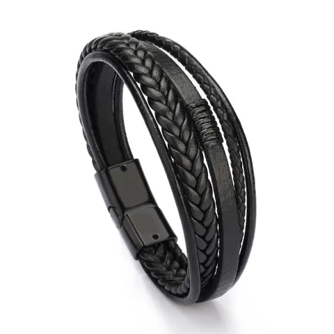 Price Classic Genuine Leather Bracelet for Men