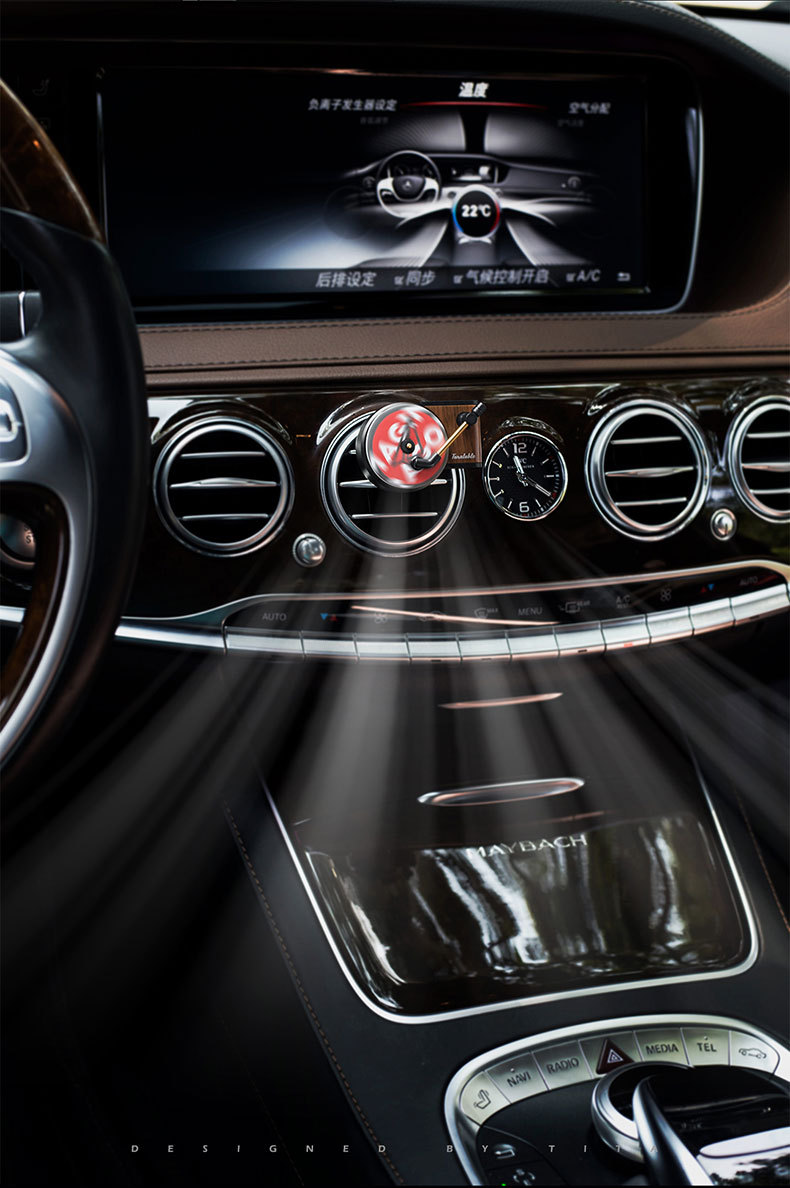 Car perfume, car air outlet, record locomotive, long-lasting fragrance, deodorant, car interior decorations — foto 4
