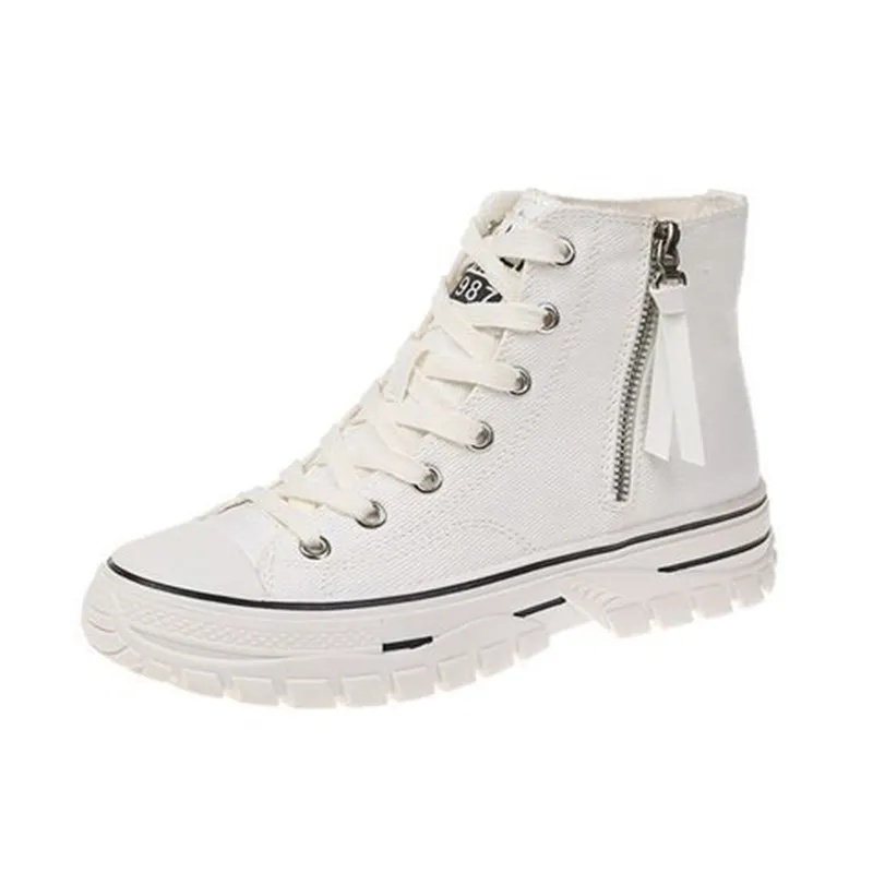 Martin Boots All-match Casual Sports Shoes Retro Sneakers - White